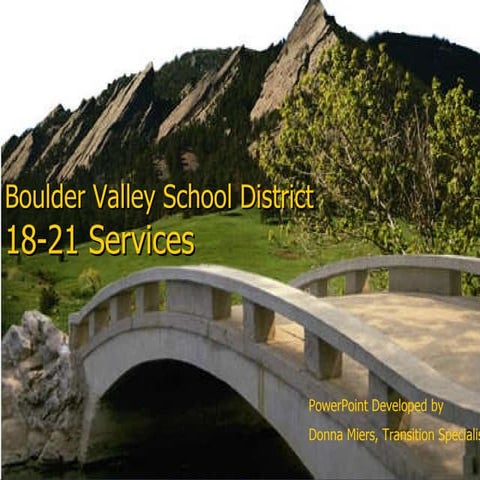 Special Education Transition Program Presentation | PDF