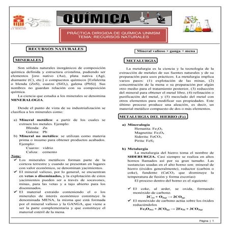 18 va semana de cepre sm barton recursos naturales