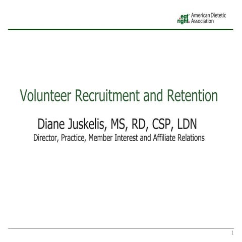 18 Volunteer Recruitment And Retention Final