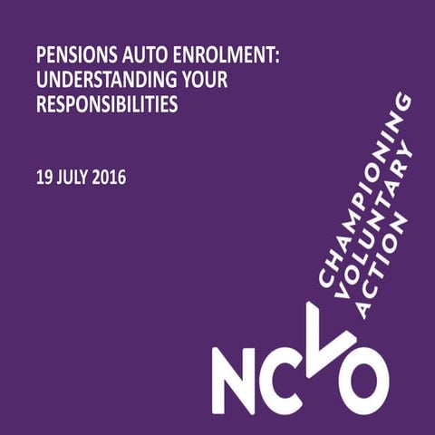 Pensions auto-enrolment: Understanding your responsibilities