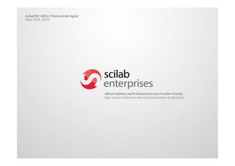 ScilabTEC 2015 - Scilab