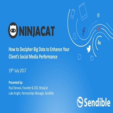 Webinar: How to Decipher Big Data to Enhance Your Client’s Social Media Perfo...