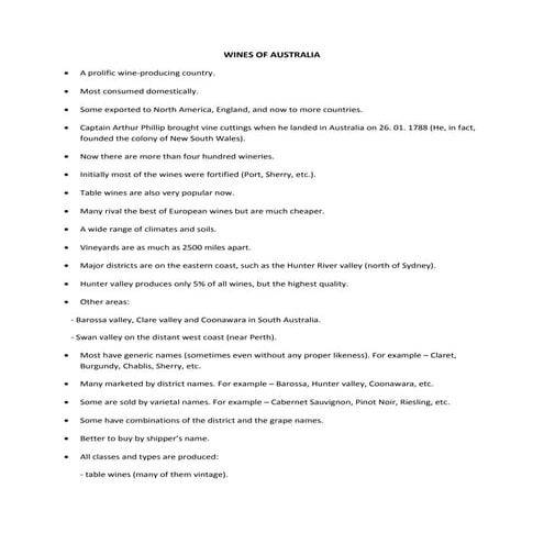 19. wines of australia