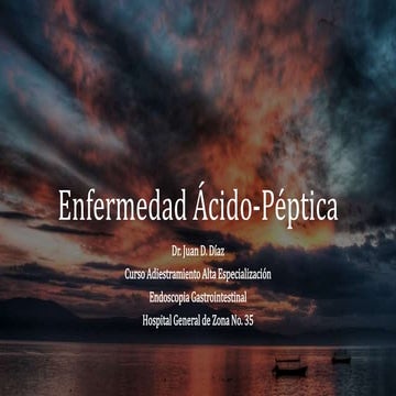Enfermedad acido peptica