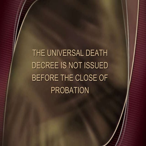 19. the universal death decree