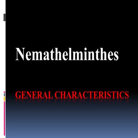 Nemathelminthes classification 