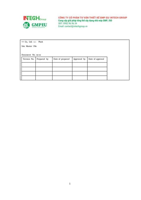 Bmr Batch Manufacturing Record Pptx
