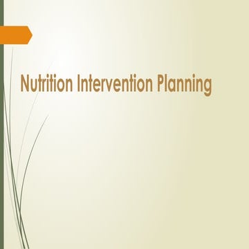 19. Nutrition Intervention Planning.pptx