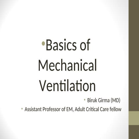 19. Mechanical Ventilation.ppt in icu training