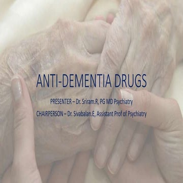 Anti-Dementia drugs