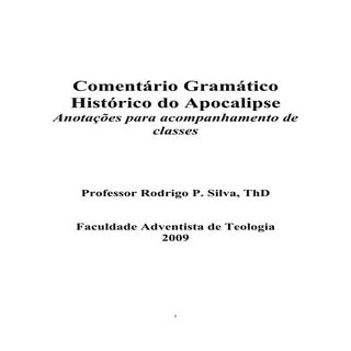 Apocalipse - Por Rodrigo Silva