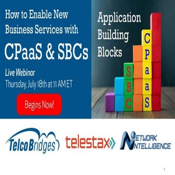 Enabling business with CPaaS and SBCs