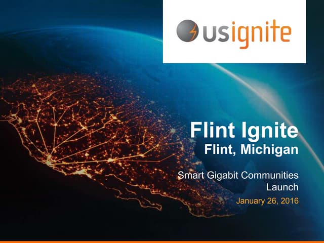 19 - Smart Gigabit Communities Launch - Flint, Michigan
