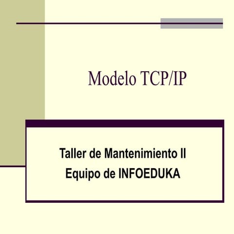 MODELO TCP/IP