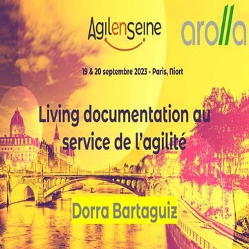 Agile En Seine 2023 - La Living Doc Au Service De L'Agilité | PDF