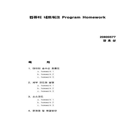 19.컴퓨터 네트워크 program homework