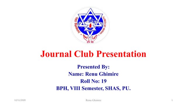 journal-club-assignment in public health