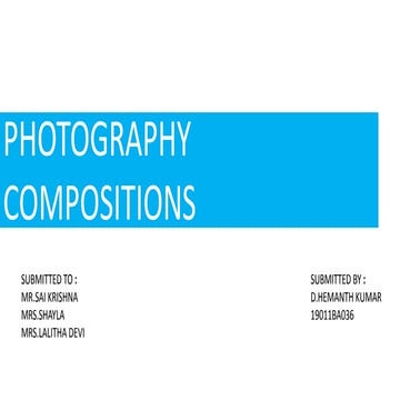 Photography Compostion