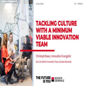How to build a minimum viable innovation team