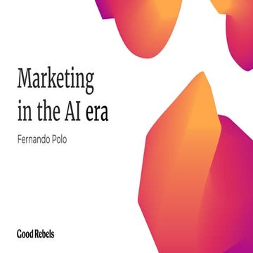 Marketing in the AI area
