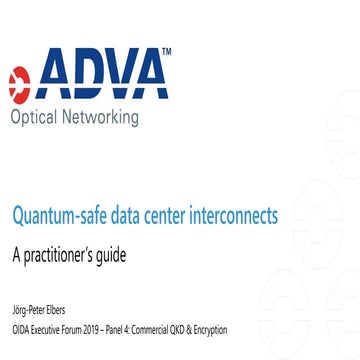Quantum-safe data center interconnects