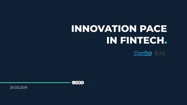 Measuring Innovation Pace In Fintech
