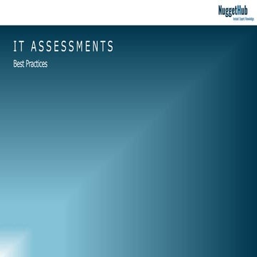 IT Assessments I Best Practices I NuggetHub
