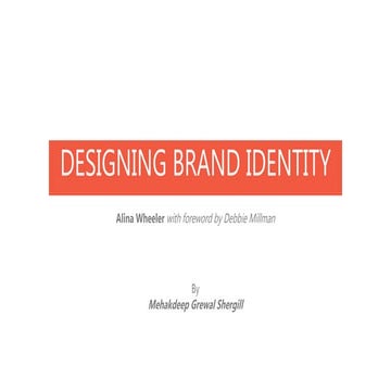 Designing brand identity