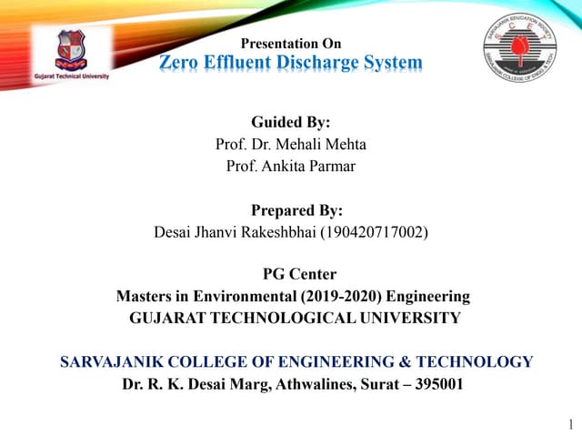 zero effluent discharge system