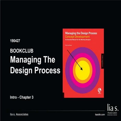108 190427 Bookclub Managing The Design Process by Terry Lee Stones Intro-Cha...