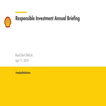 Responsible Investment Annual Briefing