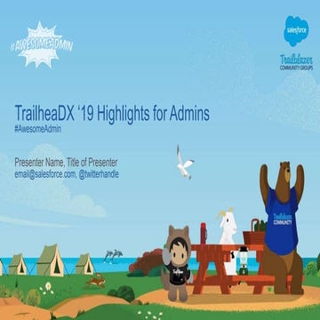 190724 Trailhead DX19 global gatherings presentation 