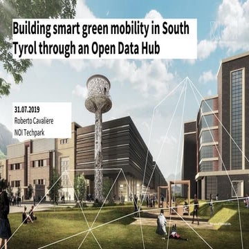 Building smart green mobility in South Tyrol through an open data hub