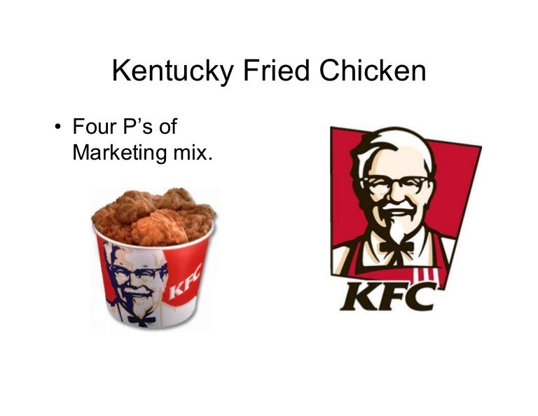 19080033 Kentucky Fried Chicken Kfc Marketing Mix Four Ps