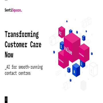 AI for smooth-running contact centres