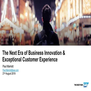 SAUG New Zealand SAP Keynote