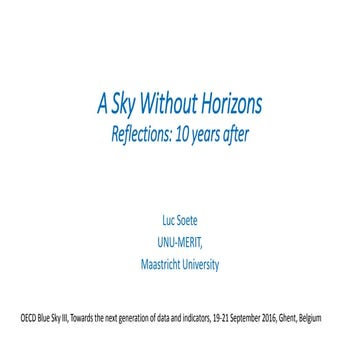 Soete - A Sky without Horizons