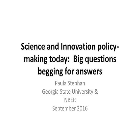 Science, technology, and innovation (sti | PPTX