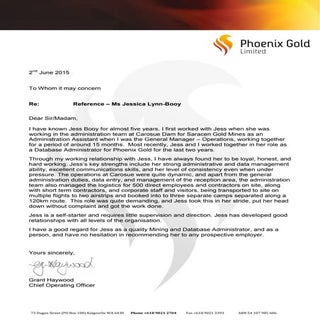 Reference - Jess Booy