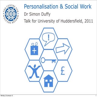 Personalisation & Social Work