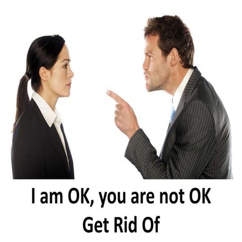 I am ok, you are not ok - Get rid off | PPTX