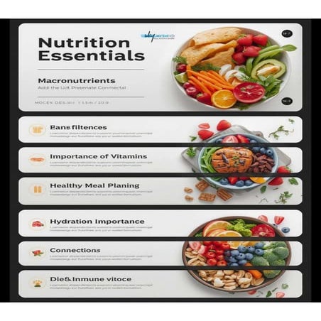 Nutrition Essentials: Macronutrients, Vitamins & Healthy Meal Planning ...