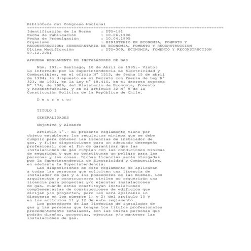Manual de instalacion de gas | PDF