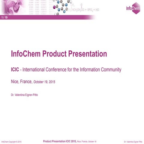New Product Introductions - InfoChem
