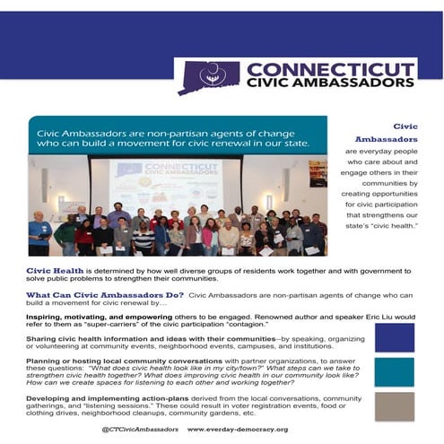 Civic Ambassador Handout