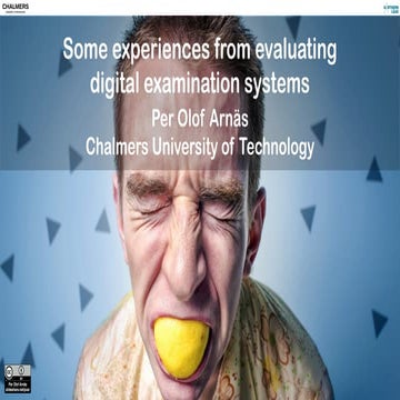 191206  Some experiences from evaluating digital examination systems
