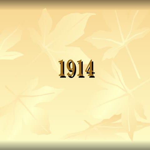 L’Europe en 1914 | PPTX