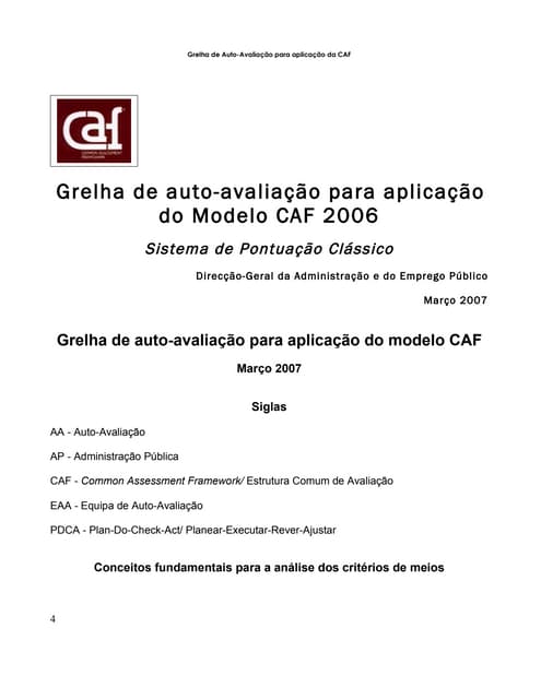 sistema de pontuação clássico