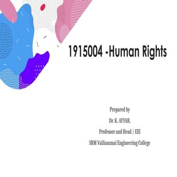 Human Rights Presentation | PPT