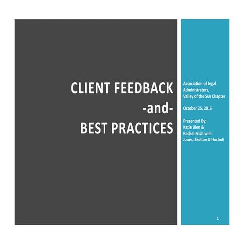 Approach to Corporate Clients | PPTX